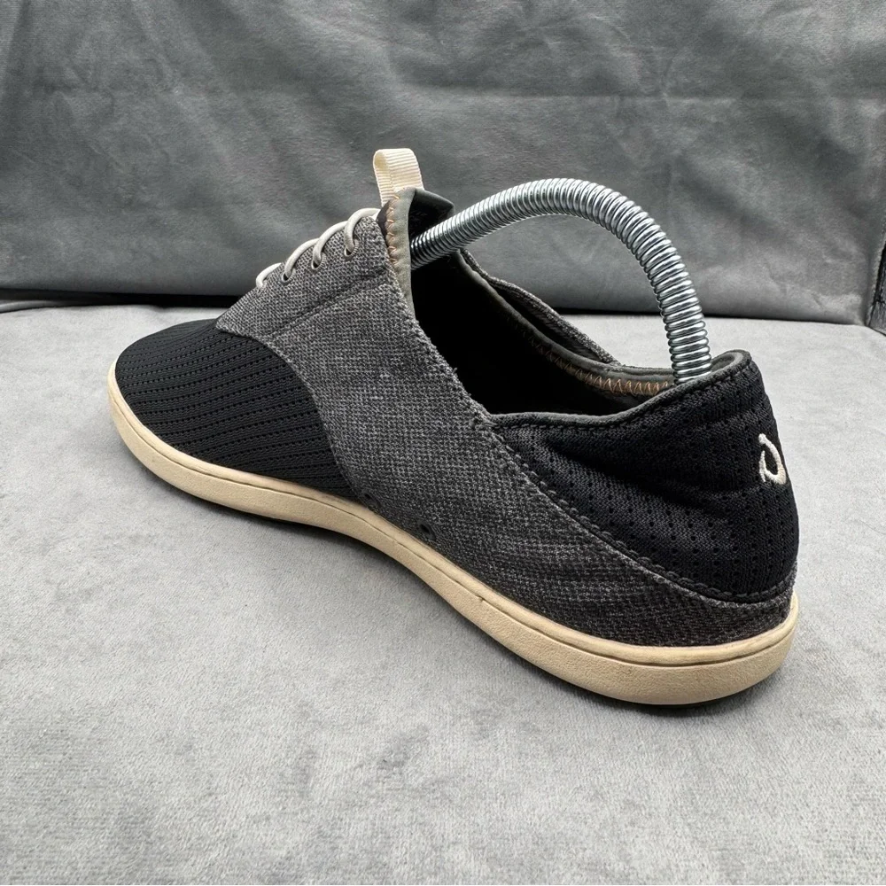 OluKai Nohea Moku Men’s‎ Size 9 Blue Gray No-Tie Boat Shoes Sneakers - Picture 3 of 14